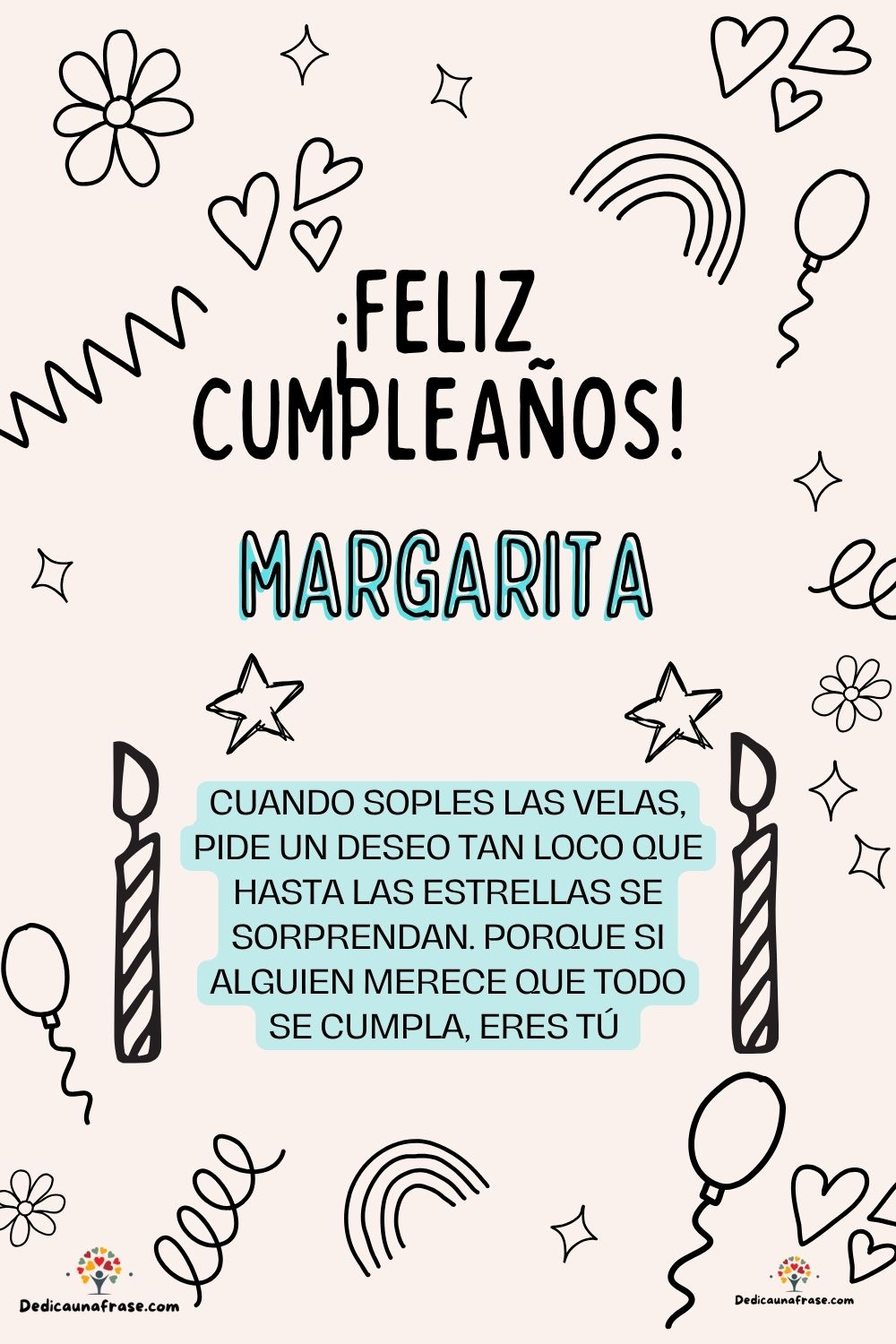Imagen de feliz cumpleaños para Marco Antonio: «Cuando soples las velas, pide un deseo tan loco que hasta las estrella…»