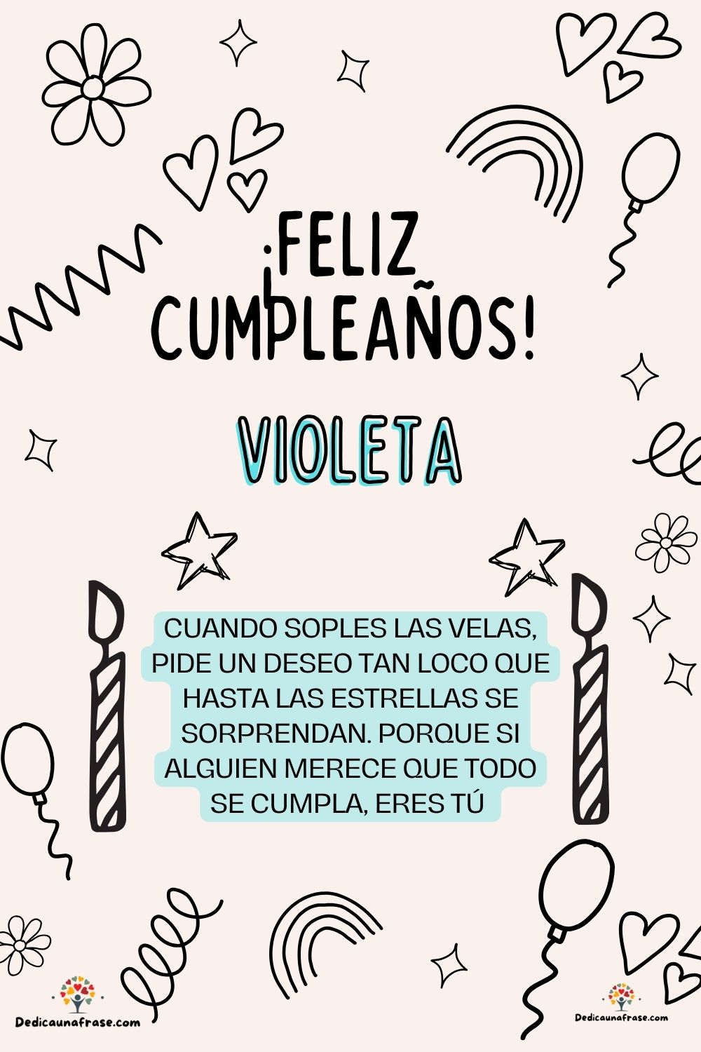 Imagen de feliz cumpleaños para Víctor: «Cuando soples las velas, pide un deseo tan loco que hasta las estrella…»